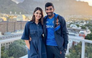 Jasprit Bumrah With Sanjana Ganesan.