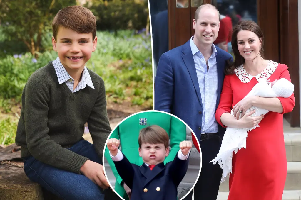 Prince Louis with Family