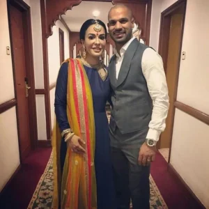 Shikhar Dhawan with Ex Wife Ayesha Mukherjee.