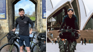 Cyclist completes