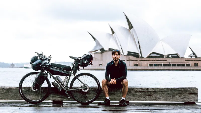 Cyclist completes