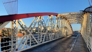 Victorian swing bridge