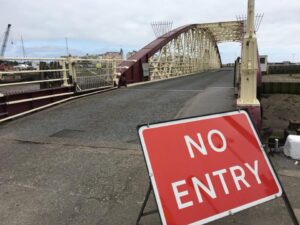 Victorian swing bridge 
