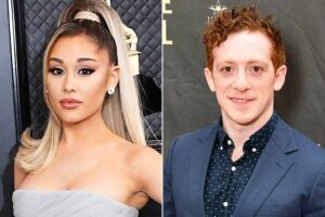 Ariana Grande and Ethan Slater