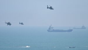 China navy drill